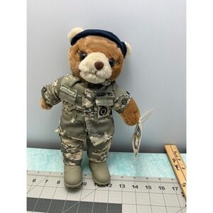 Military Bear U.S. Air Force Camo Plush Stuffed Animal Toy Collectible